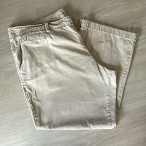 Old Navy - men’s distressed khakis - 44x30
